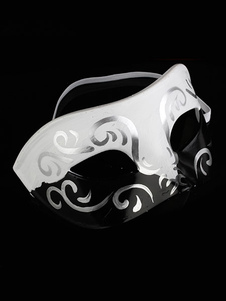 Masque synthétique noir homme pour partie