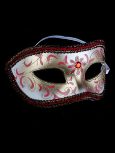 Masque synthétique de peinture bleue masculine pour Mardi Gras