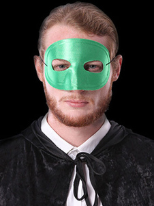 Masque synthétique vert pour Mardi Gras
