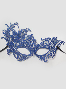 Masque synthétique bleu pour les femmes