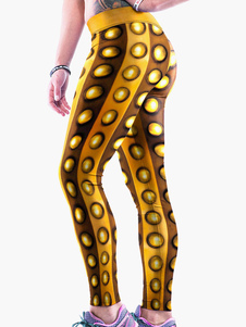 Jambières de Polyester imprimés multicolores pour femmes