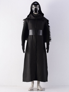 La Guerre des étoiles Cosplay Costume noir en coton fibre