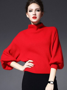 Attrayant pull féminin noir manches 3/4