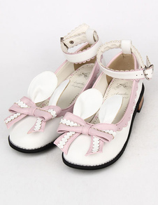 Chaussures lolita rose clair Heel-less