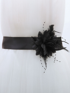 Ceinture de robe de mariée moyenne à lacet