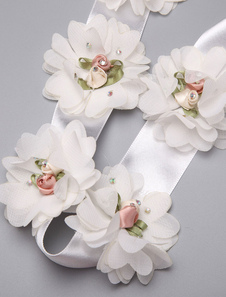 Ceinture de robe de mariée moyenne à lacet