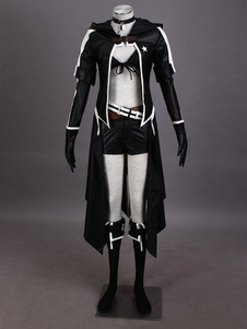 Toussaint Cosplay Costume comme Black Rock Shooter de VOCALOID