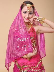 La danse du ventre synthétique or coiffures pour femmes