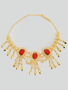 La danse du ventre synthétique or collier pour femme