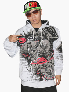 Sweat de qualité en coton imprimé animal