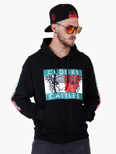 Sweat populaire en coton imprimé lettres