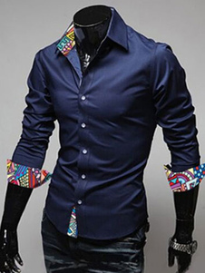 Chemise en coton multicolore