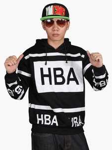 Sweat modeste en coton imprimé lettres