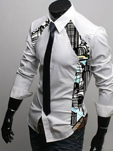 Chemise casual en coton multicolore