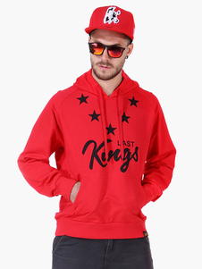 Sweat confortable en coton imprimé lettres