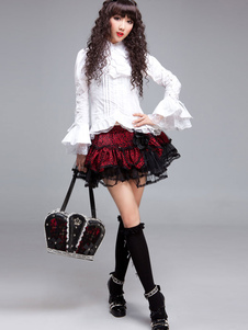 Chemisier lolita gothique en polyester