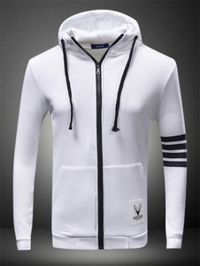 Veste en coton avec rayure et cordon