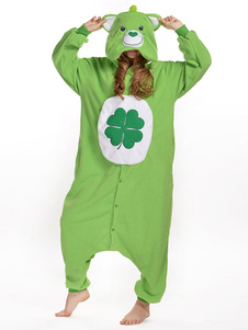Costume mascotte vert d'Ours