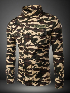 Veste de coton poches de camouflage pour les hommes