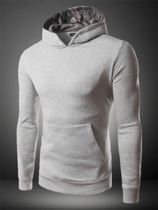 Hiver coton mélange causale Hoodie pour les hommes