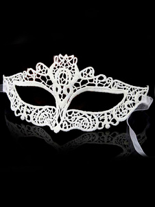 Masque synthétique blanc féminin