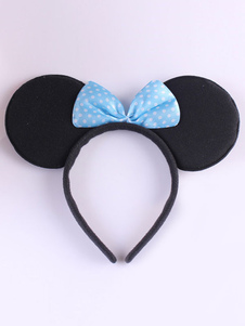 Hairband Cosplay bleu Mickey synthétique pour les femmes