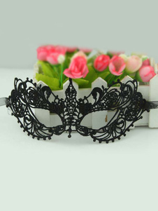 Masque synthétique noir accessoire pour femmes