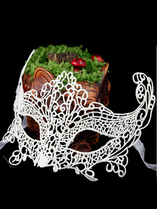 Sexy masque synthétique blanc des femmes