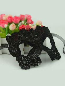 Masque dentelle noire sexy pour les femmes