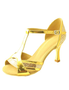 Or Open Toe vitré PU Ballroom Shoes for Women