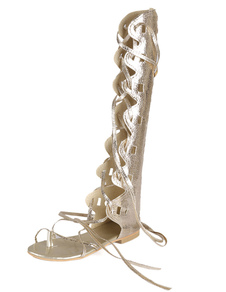 Causla or PU sandales plates pour femmes