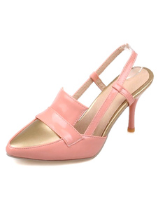 Escarpins à bout pointu et talons aigus en PU et talons décolletés