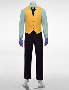 Batman Joker Toussaint Cosplay Costume Chemise verte