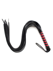 PU noir fouet Sexy sextoy
