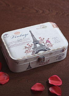 Boîte de bijoux de mariage multicolore non-personnalisé