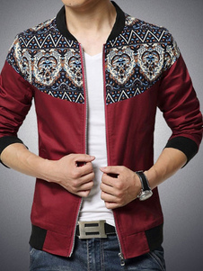 Blouson soutenu en fibres de coton color-block