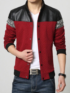 Veste en fibres de coton color-block