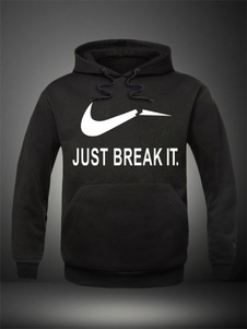 Sweat en fibres de coton imprimé lettres