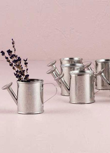 Boîte à cadeau de mariage métallique argent