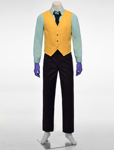 Batman Joker Toussaint Cosplay Costume Chemise verte