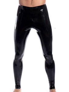 Pyjama homme en polyester noir sexy