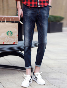 Jean beau Slim en denim noir