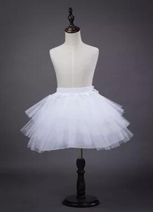 Jupon blanc 3 couches en tulle