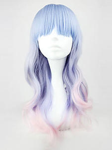 Perruque lolita multicolore