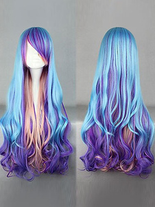 Perruque lolita multicolore