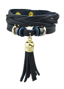 Bracelet à croissement doux en faux cuir réglable