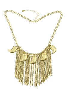 Doux collier métallique multicouche fermoir homard