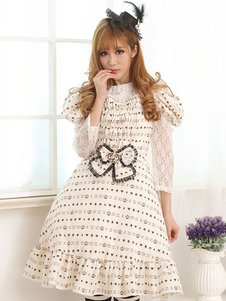 Robe lolita beige impression