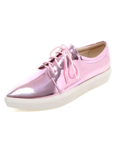 Chaussures modernes en PU à lacets