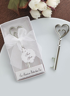 Décapsuleur tire-bouchon métallique argent